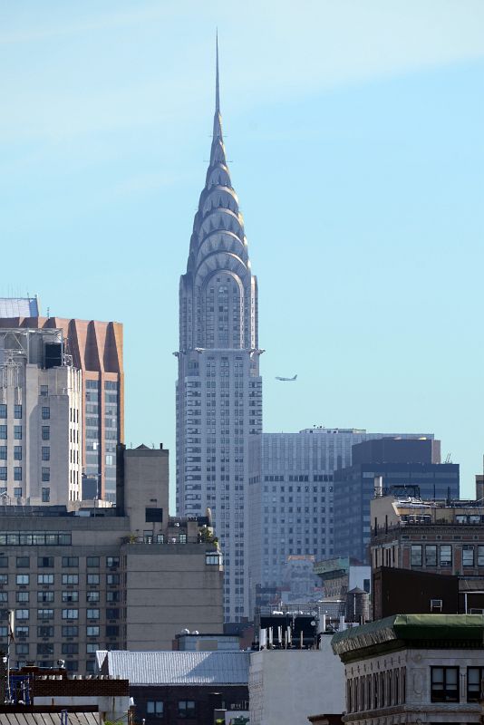 03-2 Chrysler Building From NYU Library At New York Washington Square Park